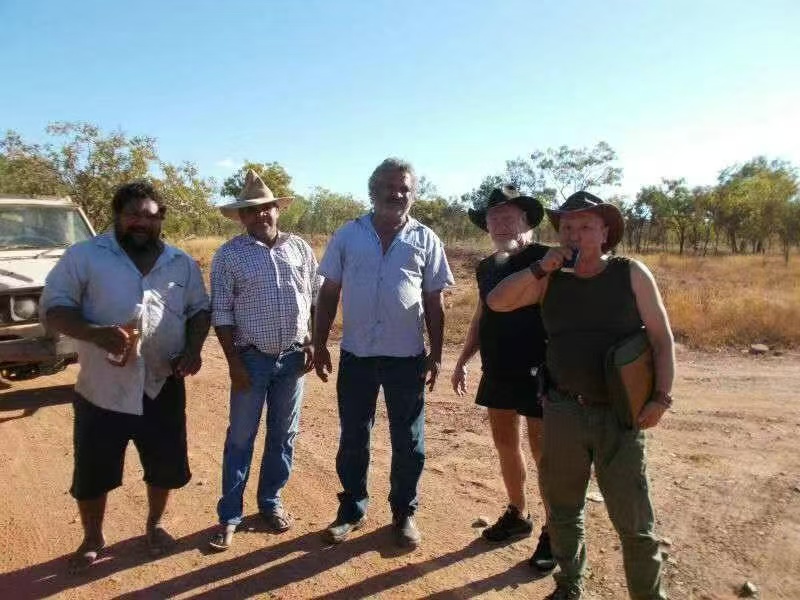Our on-country team with Aboriginal partners during feral animal and land operations in outback Queensland